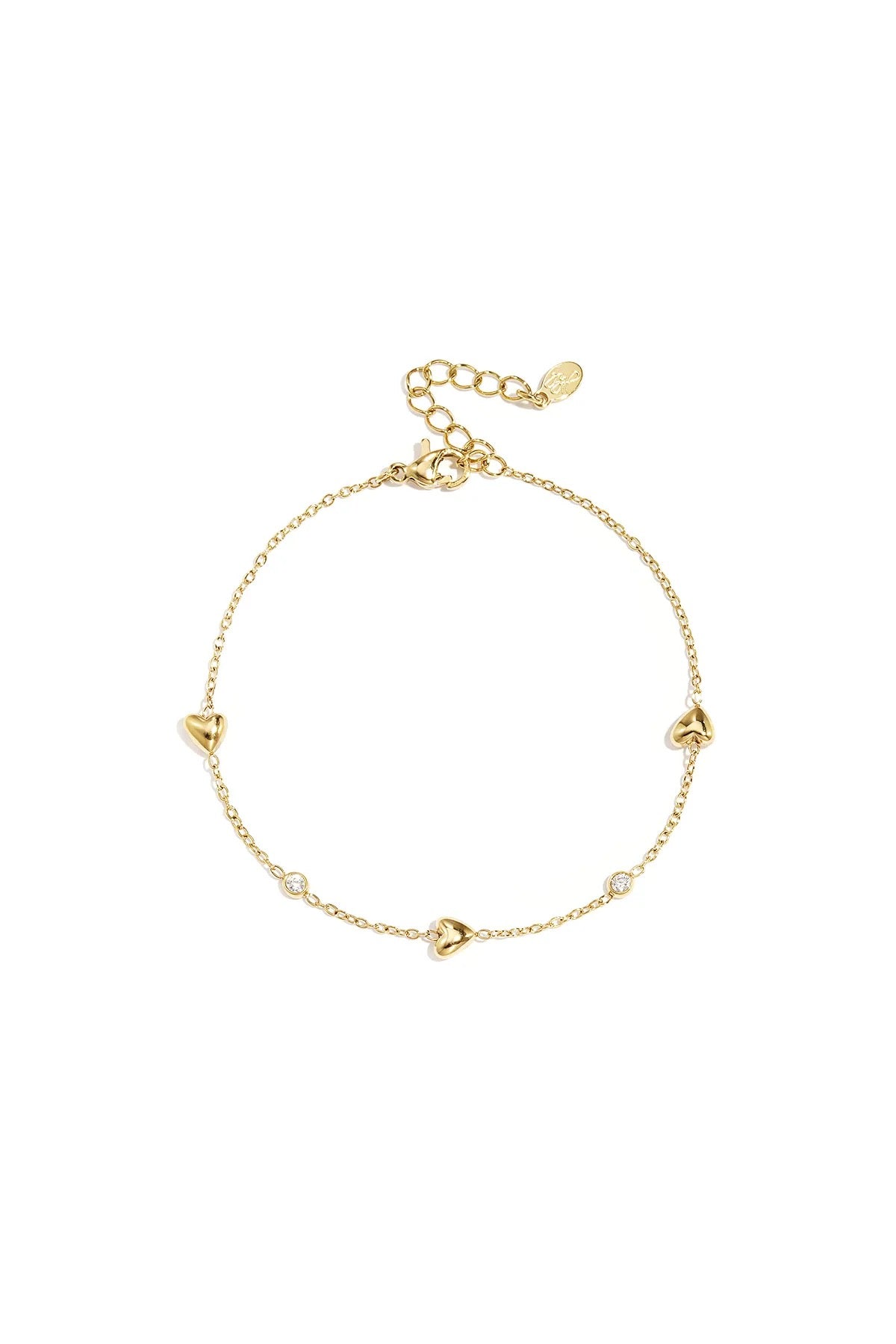 Armband | gevulde hartjes