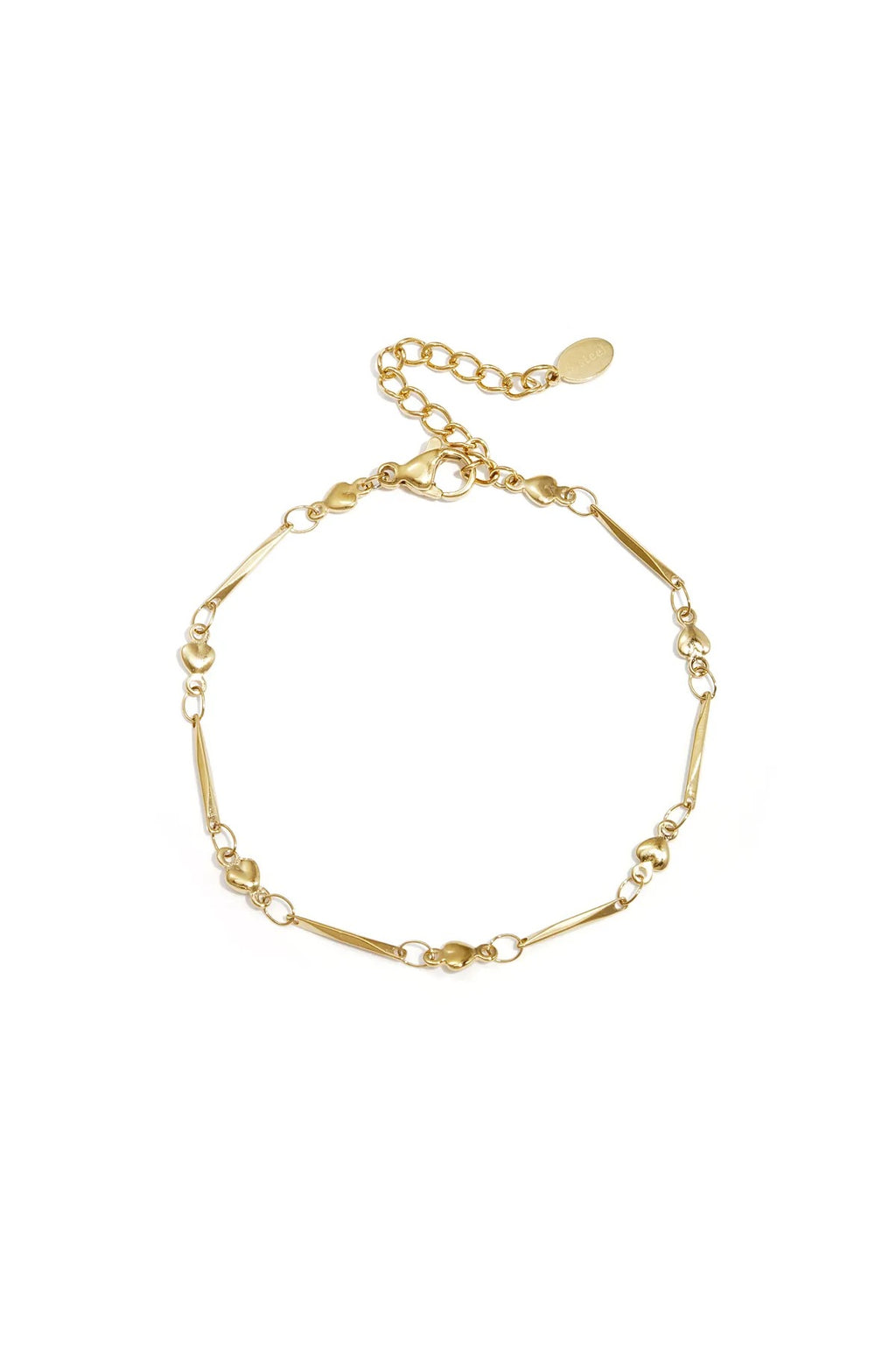 Armband | kettingarmband met hart
