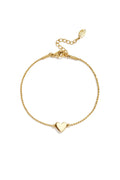 Armband | goud hartje