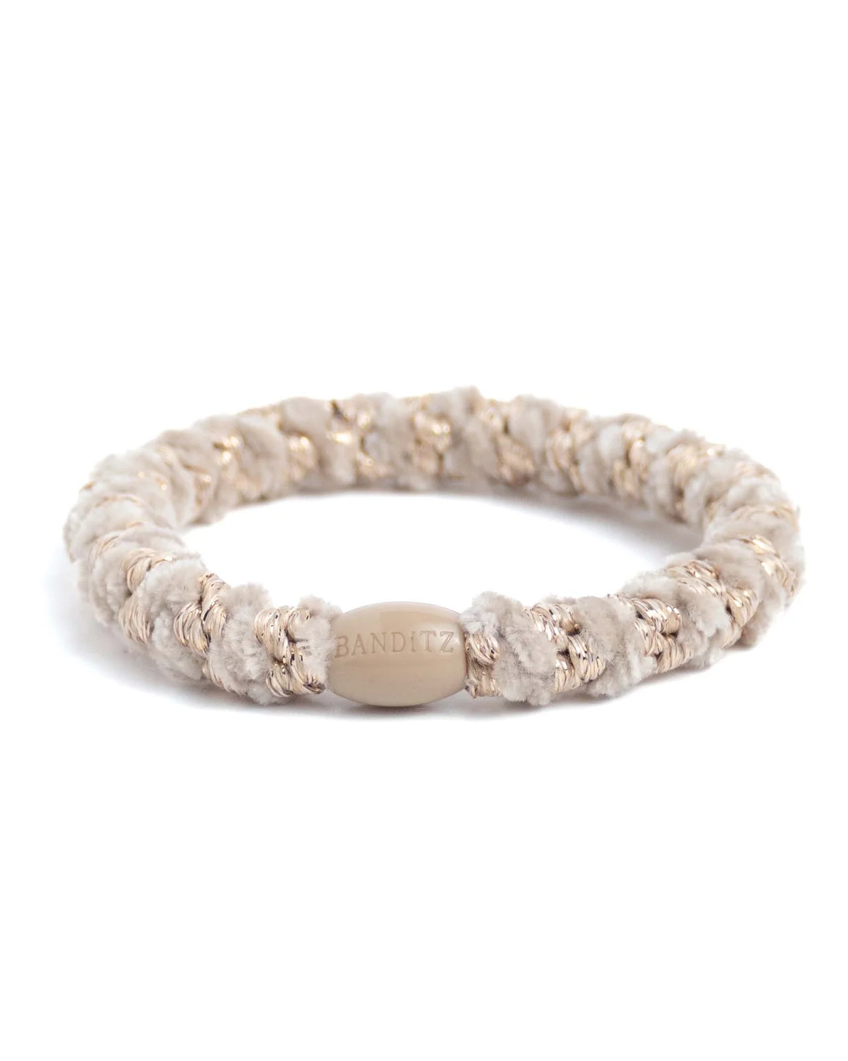 Banditz | beige gold twist velvet