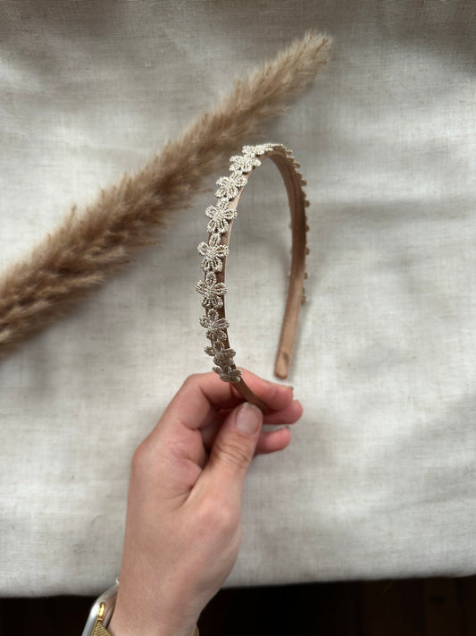 Diadeem | golden flowers