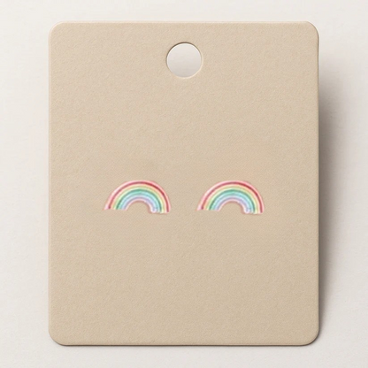 Oorbel mini | regenboog