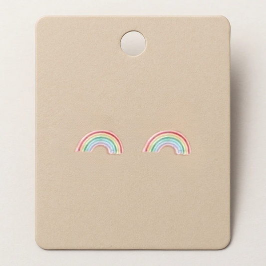Oorbel mini | regenboog