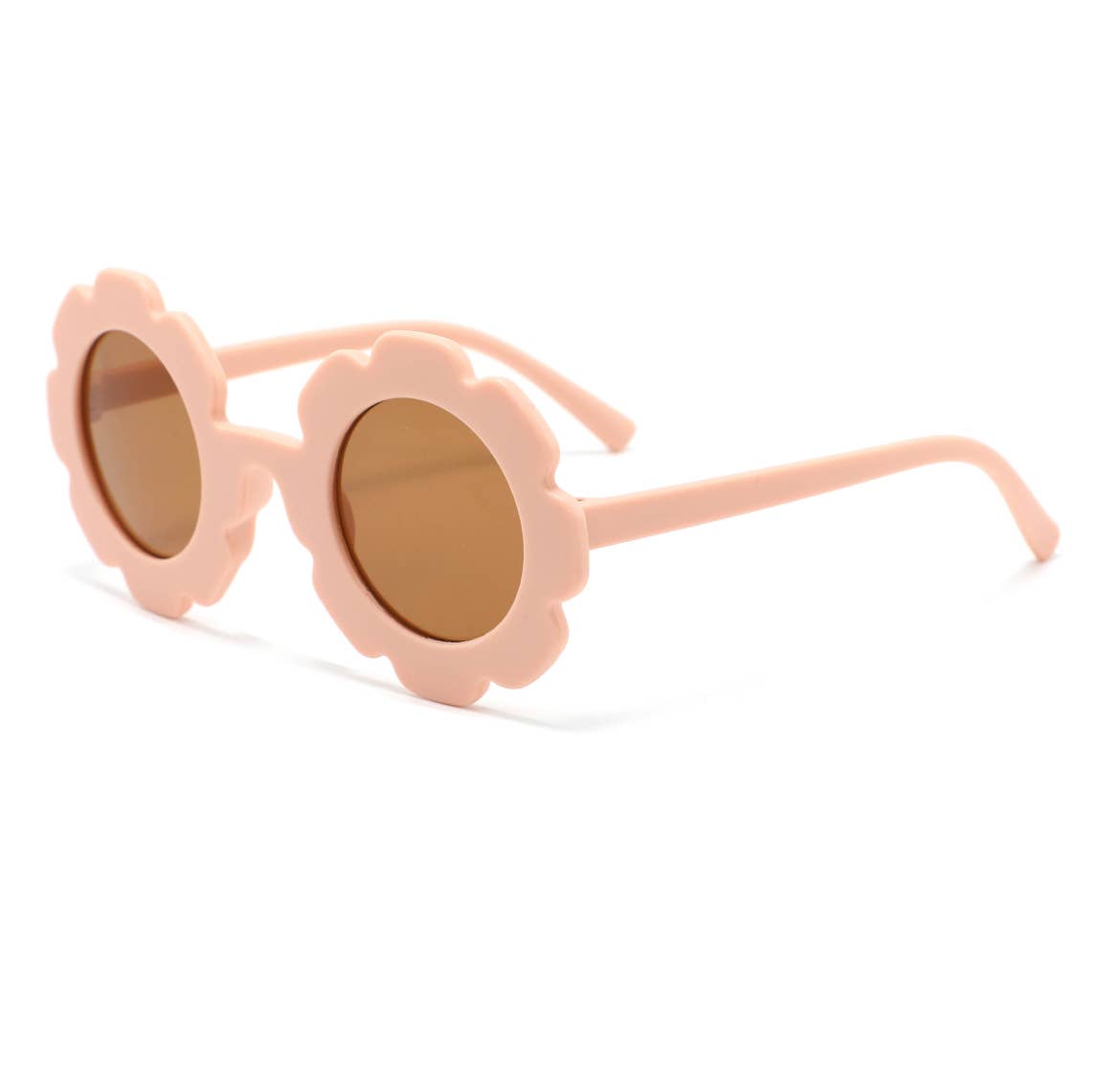 Baby- en peuterzonnebril met bloemdesign: Mauve