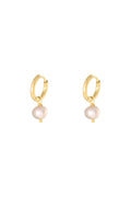 Oorbel - pearl of the sea roze
